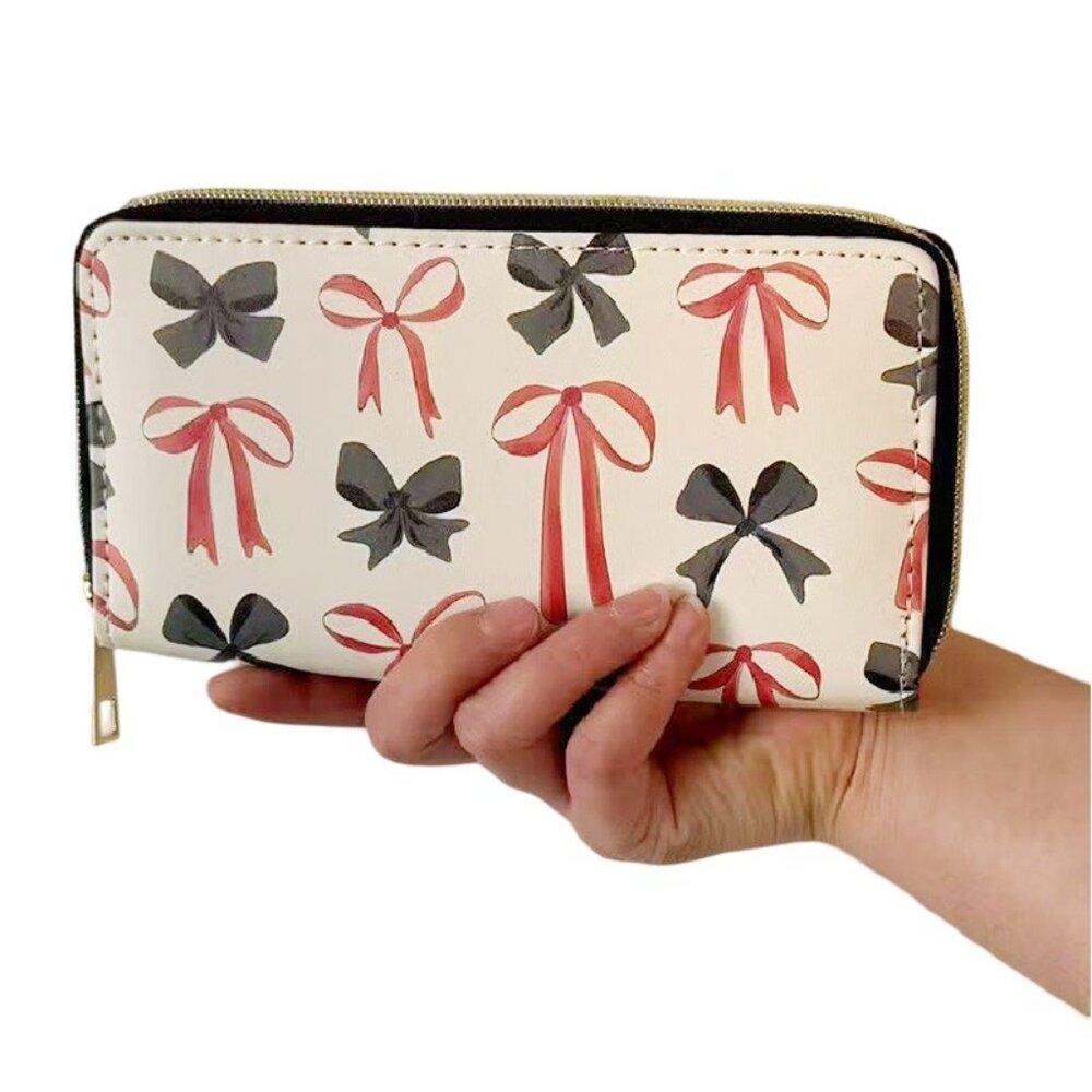Trendy Bow Ribbon Wallet - Picture 5 of 7